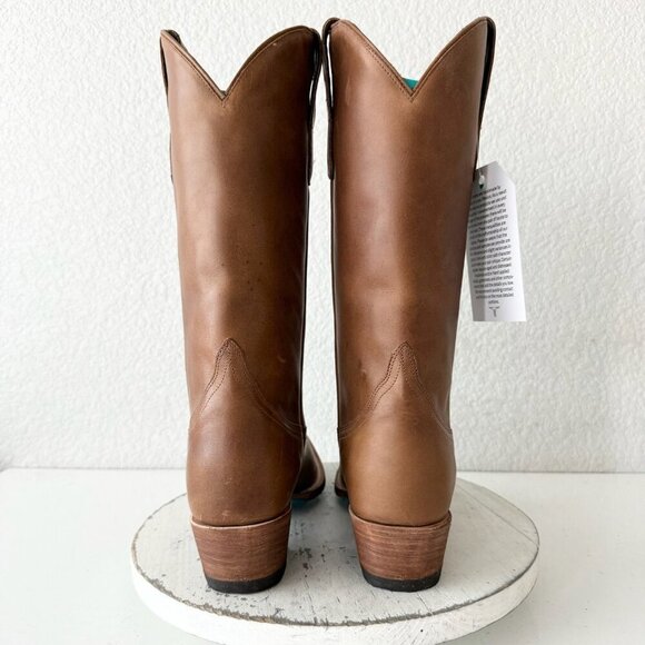Lane EMMA JANE Womens Cowboy Boots 10 Brown Western Cowgirl Mid Calf Tall Boots - Picture 3 of 13